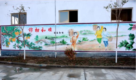 广汉乡镇文化墙 乡风文明焕发新活力