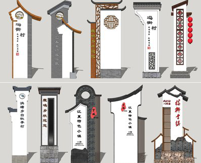 广汉美丽乡村标识标牌有哪些分类？