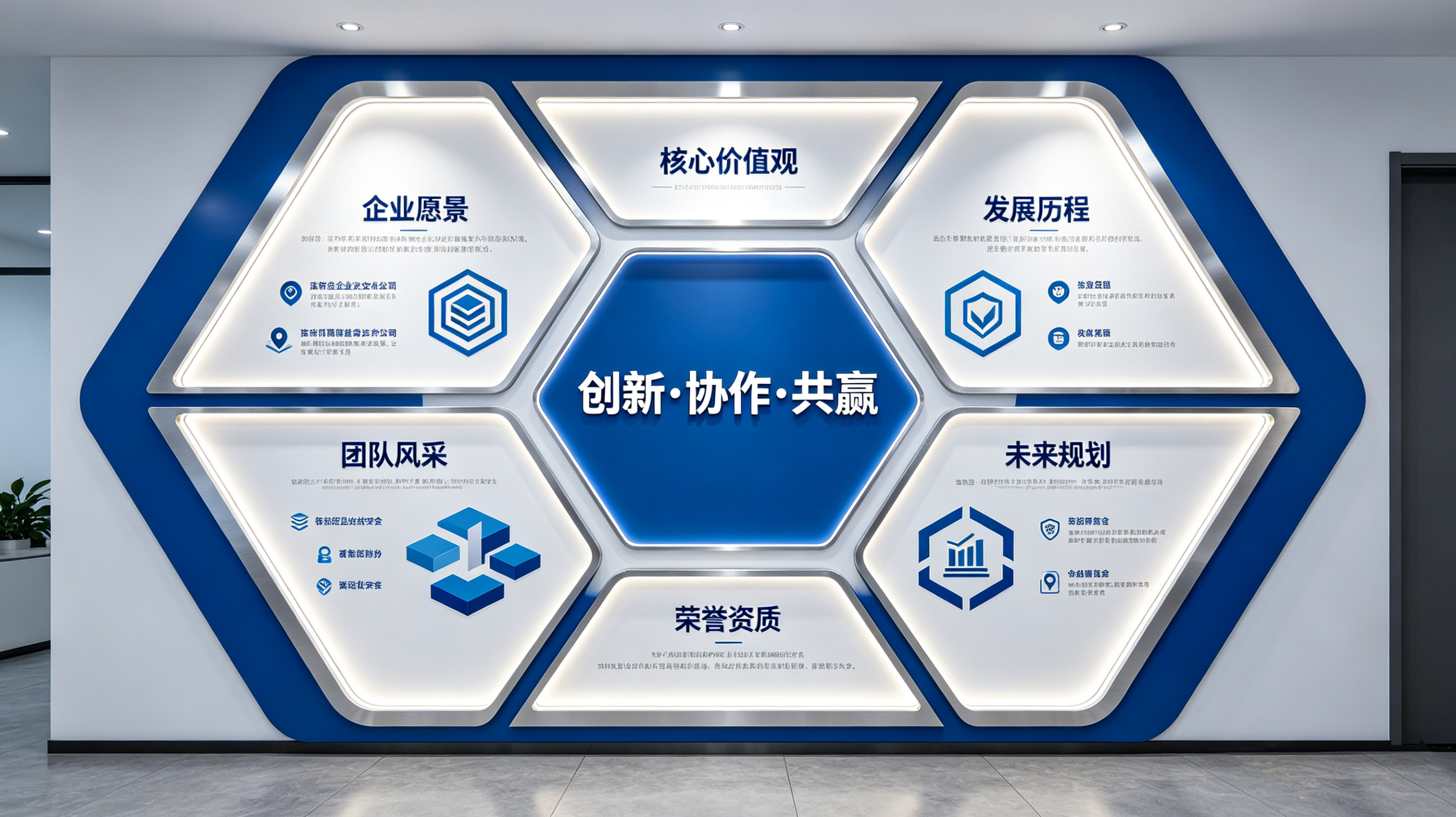 广汉企业文化墙六边形避坑指南（新手常犯5个错误）